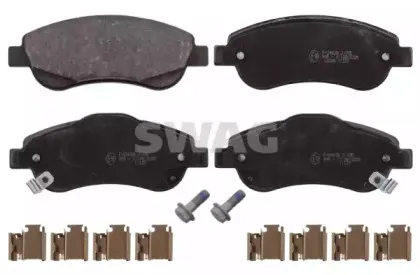 Комплект тормозных колодок, дисковый тормоз SWAG купить